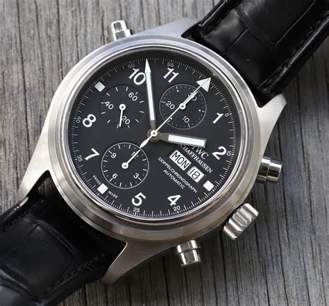 iwc 3713 platinum|IWC Pilot Double Chronograph .